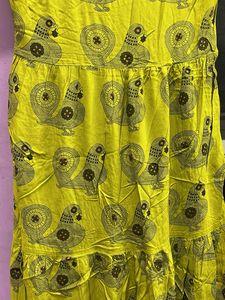 Green Printed Maxi Dress