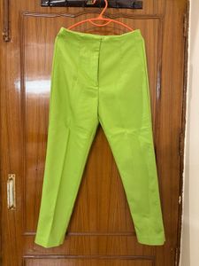 Green Straight Leg Pants
