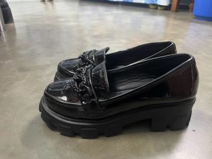 Stylish Black Chunky Loafers