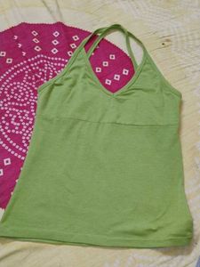 Green Halter Top - Casual Summer Style