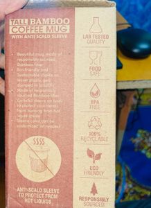 Reusable Travel Bamboo Mug