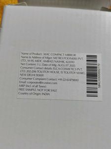 Mac LED compact mirror