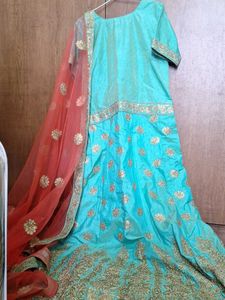 Elegant Embroidered Lehenga Choli Set