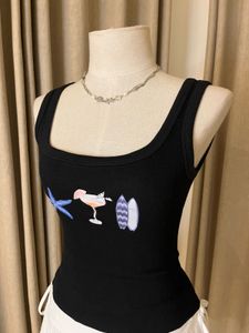 Black Beachy Tank Top
