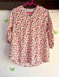 White Floral Co-ord
