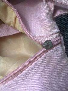 Small Pink Canvas Backpack