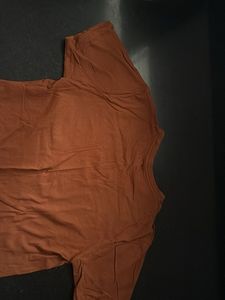 Zara Basic Brown T-shirt