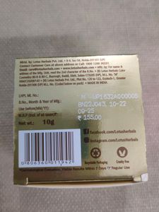 Lotus Herbals Youth RX creme