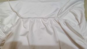 Cream/White Top With Straps