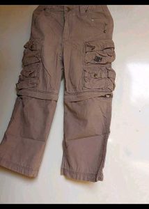 Convertible Cargo Pants & Sweater woolen combo