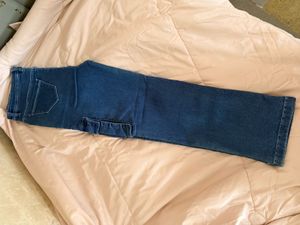 Blue Denim Cargo Pants