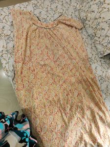 Paisley Print Night Suit
