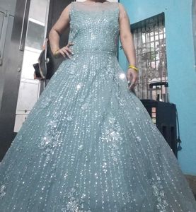 Elegant Sequin Gown price 1500