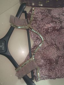 Elegant Lavender Kurta Set