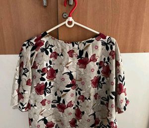 Floral Print Poncho top