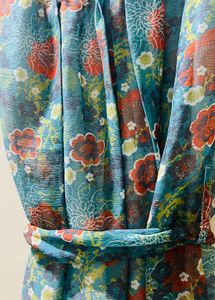 Floral Blue Top