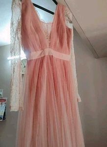 Elegant Pink Ethnic Gown