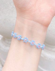 Blue Beads Bracelet