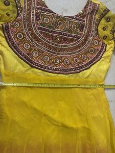 Yellow-Purple festive suit