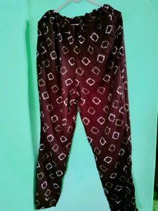Patterned Casual Pants