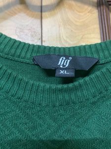 Dark Green Sweatshirt Cum Sweatshir