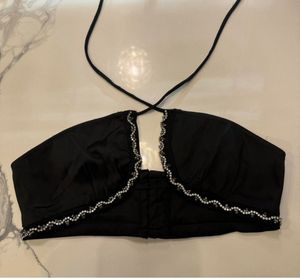 Zara Rhinestone Top