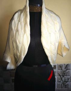 🎁Buy 2 Get 1 Free🎁Cream Knit Shrug