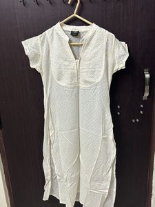 White Cotton Kurta!