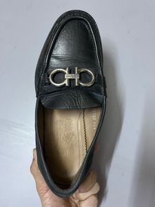 Ferragamo Black Loafers