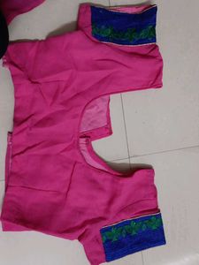 Saree With Blouse And Pure Cotton Underskirt