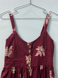 Red Floral Dress