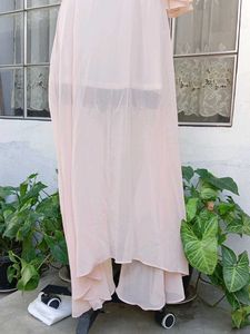 Peach Flow Dress