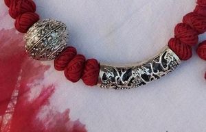 ✨Oxidised And Red Beats Jwellery Set ✨