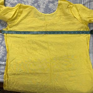 Yellow Embroidered Kurta Set
