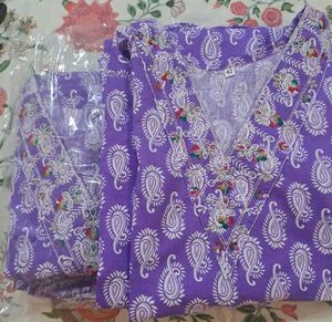 Sale On NEW Embroidered Kurta Set With Dupatta