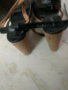 Black Ankle Strap Heels