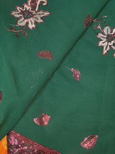 Elegant Green Saree