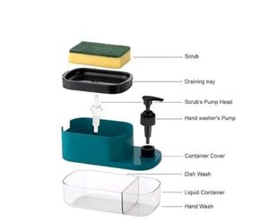 Soap Dispenser with Sponge Holder