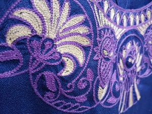 Violet CHUMBAK Shirt For Party Wear