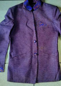 Purple Party Wear Blazer