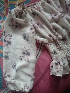 Off White Top  For Women