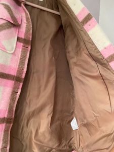 Imported Pink Plaid Shacket