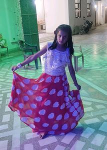 Girls Top And Lahnga