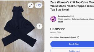ZARA Woman Knit Top