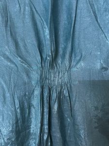 Shinny Blue Top