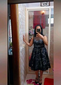 Sequin Dress In Net