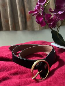 Black Leather Belt