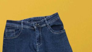 N@87 Size-26 Blue Wide Leg Denim Jeans