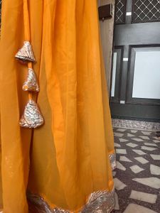 Orange Ethnic Skirt
