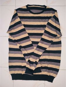 Striped Knit Sweater